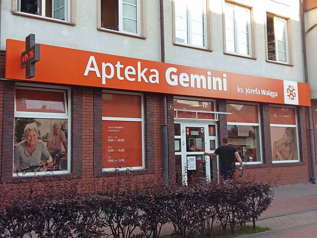 Rebranding aptek Gdańsk Trójmiasto / pharmacy rebranding Gdańsk Poland / Apotheken-Rebranding Danzig Polen