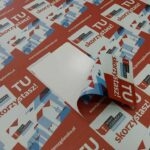 naklejki dwustronne druk naklejek dwustronnych Gdańsk / double-sided stickers double-sided sticker printing Poland / doppelseitige Aufkleber doppelseitiger Aufkleberdruck Polen