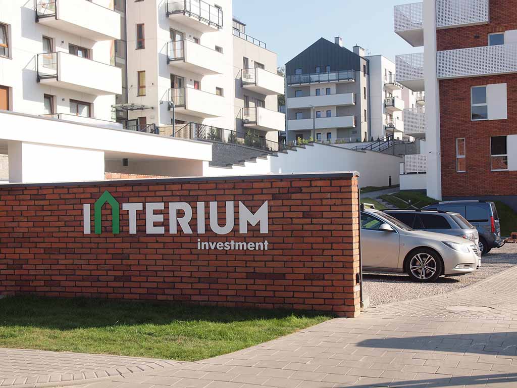 wewnętrzne i zewnętrzne oznaczenia inwestycji litery aluminiowe litery stalowe / real estate signage aluminium letters steel letters / Immobilienbeschilderung Aluminium Buchstaben Stahlbuchstaben