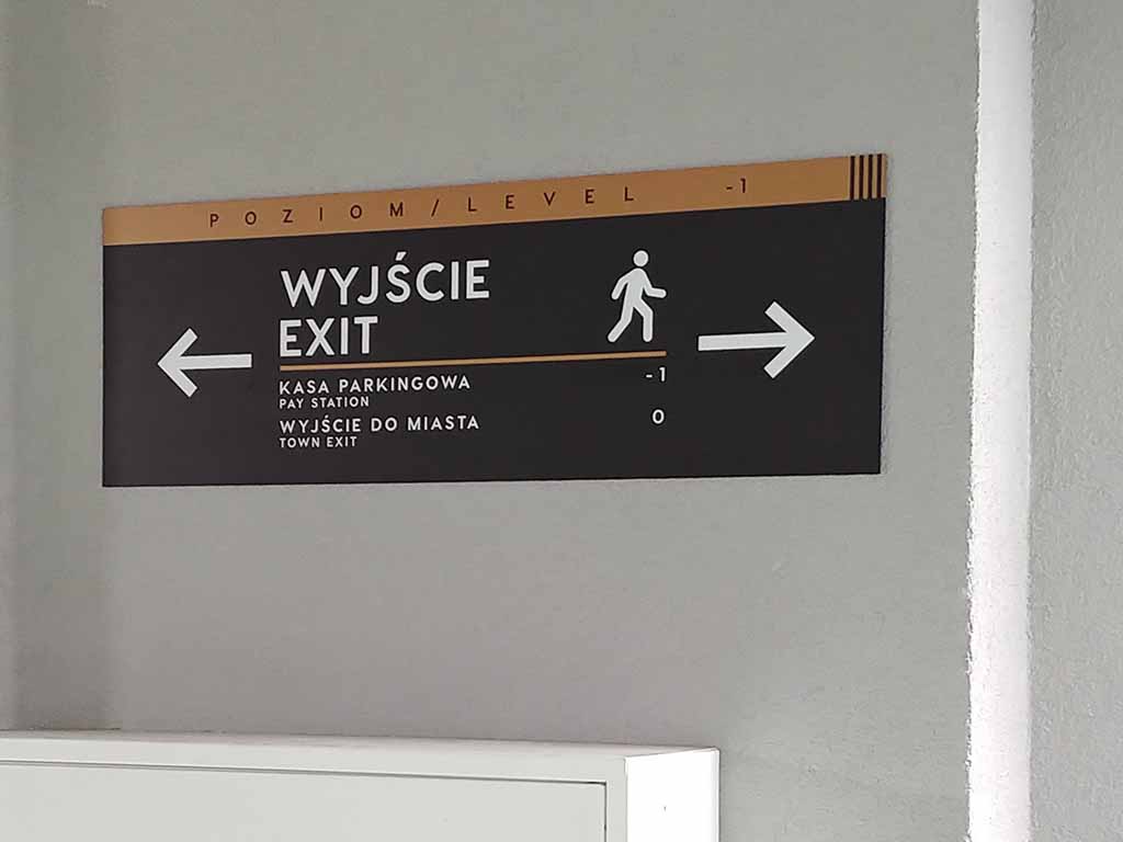 oznakowanie parkingów oznakowanie przestrzeni publicznych Gdańsk / parking signage public spaces signage Gdansk Poland / Parkplatzbezeichnung Markierung öffentlicher Räume Danzig Polen